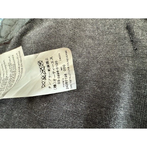 SPORTMAX Defile - Made In Italy‎ - Lamb Leather And Wool Dress Size 2 Flaws - Picture 11 of 11